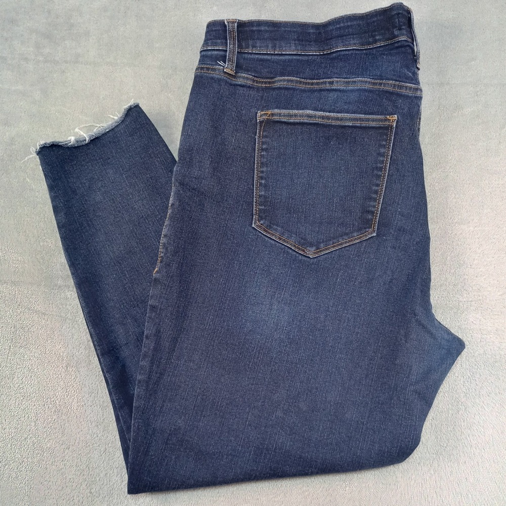 LuLaRoe Skinny Jeans Women's 42 Blue Stretch Denim Comfort Waistband High Rise